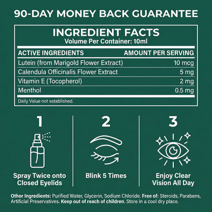 Foclair - Lutein Eye Spray For Eye Bags