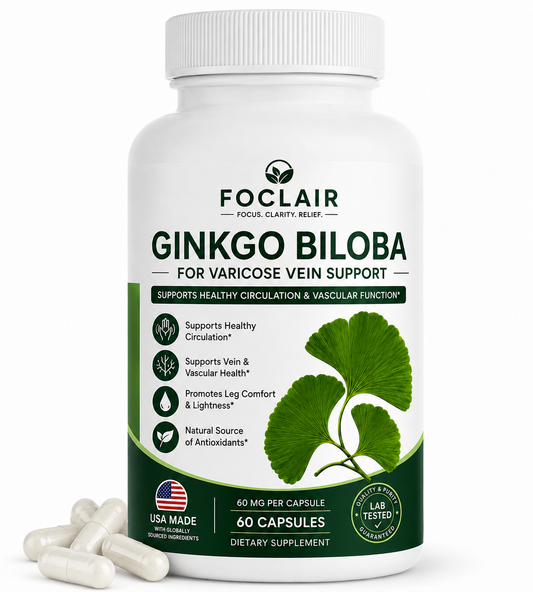 Foclair Gingko Biloba - Helps With Varicose Veins