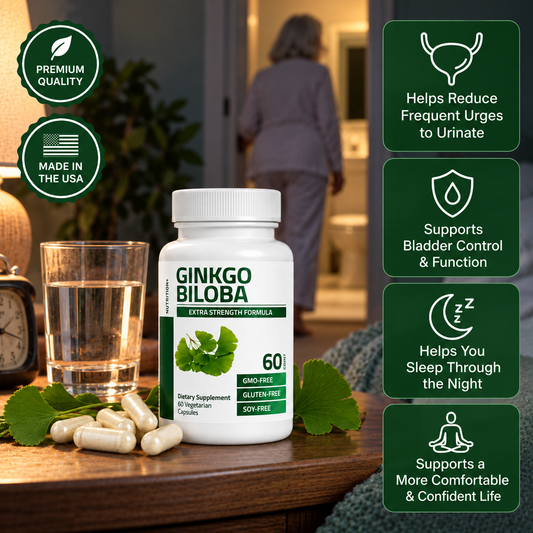 Foclair Gingko Biloba - Helps With An Overactive Bladder
