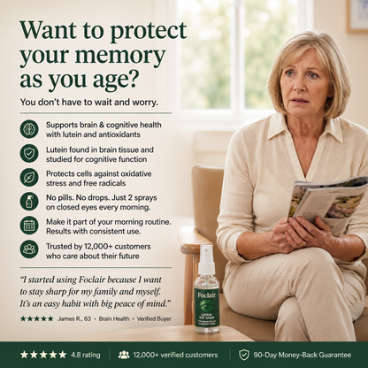 Foclair - Lutein Eye Spray For Memory & Brain Health