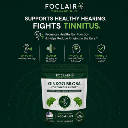 Foclair Gingko Biloba Oil - Helps With Titannius