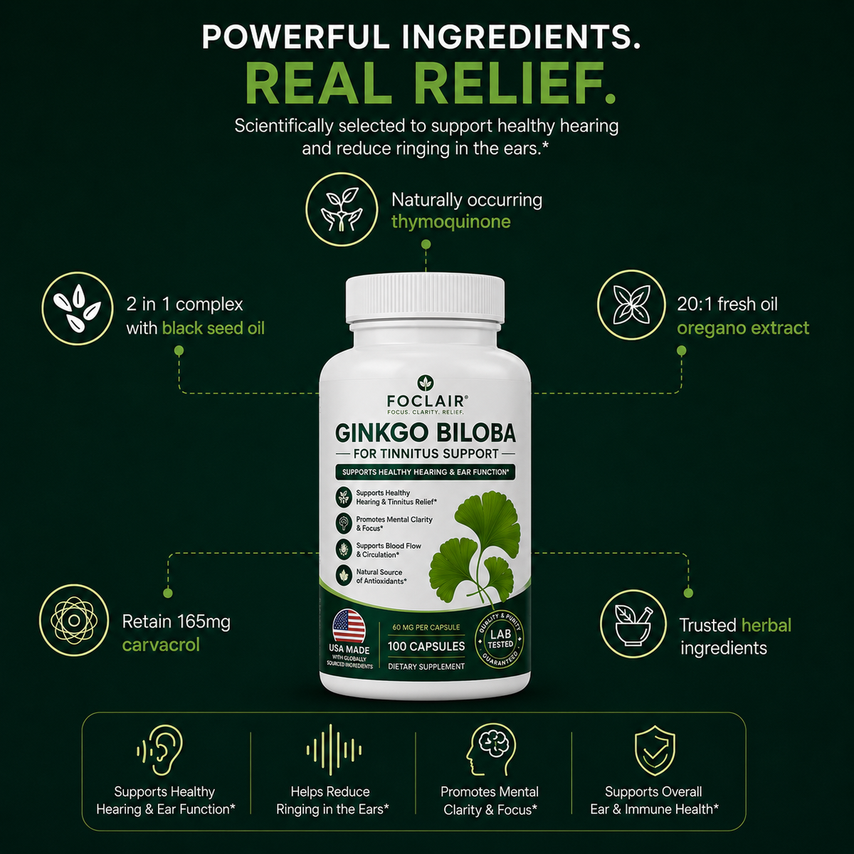 Foclair Gingko Biloba Oil - Helps With Raynaud’s Disease (Raynaud’s Phenomenon)