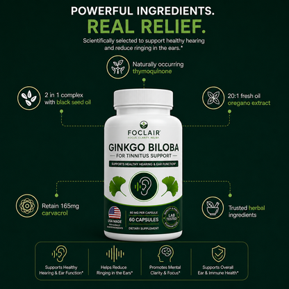 Foclair Gingko Biloba Oil - Helps With Swollen legs/ankles (edema)
