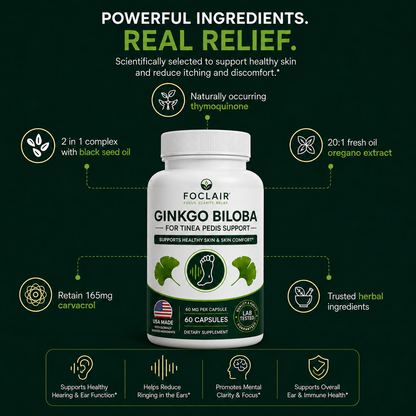 Foclair Gingko Biloba Oil - Helps With Tinea Pedis