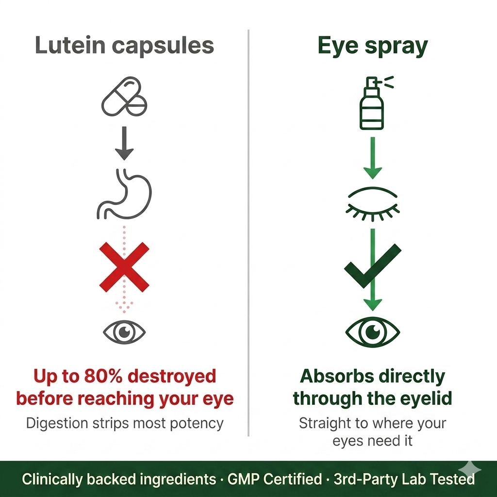 Foclair - Lutein Eye Spray For Memory & Brain Health