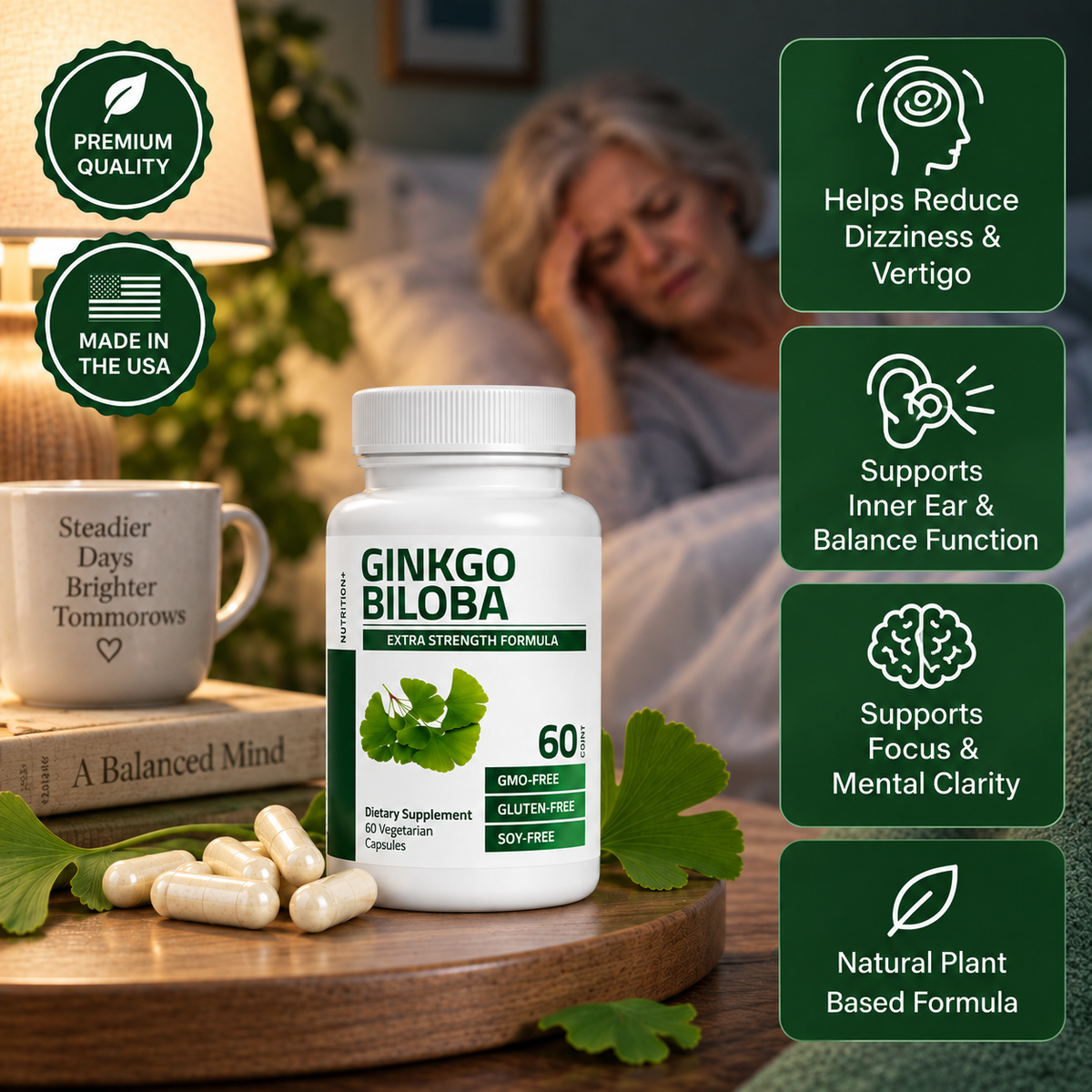 Foclair Gingko Biloba - Helps With Vertigo